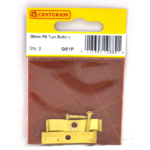 38mm PB Turn Buttons (Pack of 2) - Pack of 5