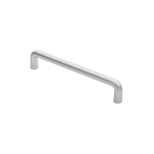 22Mm Dia D Pull Handle - 300Mm C/C (Cast) - Satin Anodised Aluminium