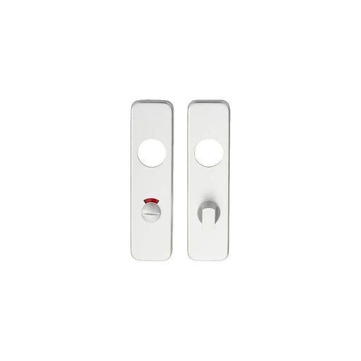 57Mm C/C Bathroom Plate (Pair) - Satin Anodised Aluminium
