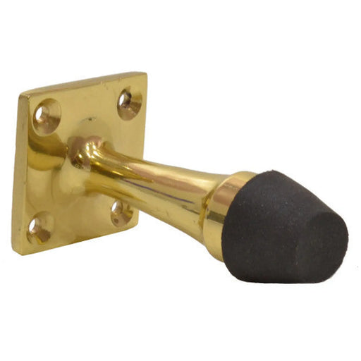 70mm (2 3/4") PB Square Base Projection Door Stop - Pack of 10