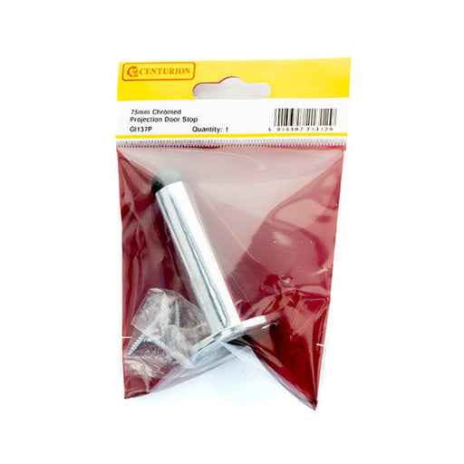 75mm (3") CP Projection Door Stop - Pack of 5