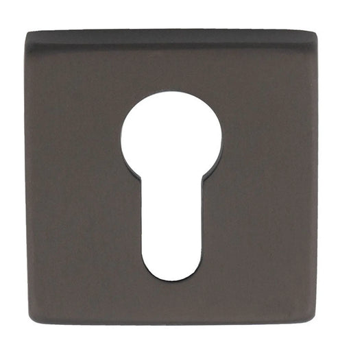 Escutcheon - Euro Profile On Concealed Fix Square Rose Ant (Anthracite) - Anthracite