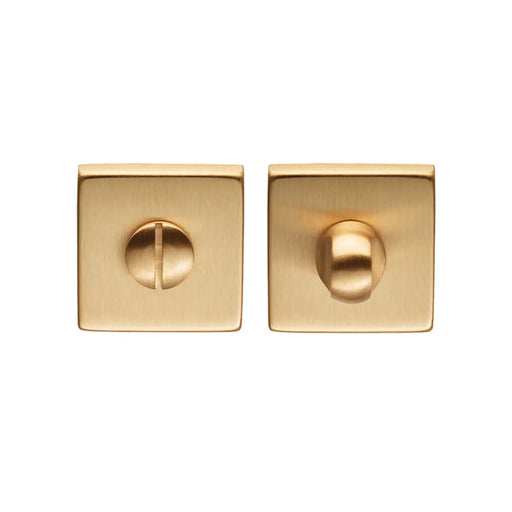 Turn & Release On Concealed Fix Square Rose (Art Lm 40/Qes) 5Mm Spindle Osa (Satin Brass) - Satin Brass 50 X 50