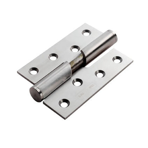 102 X 76 X 3Mm Rising Butt Hinge Rh C/W Screws (Pair) - Satin Stainless Steel