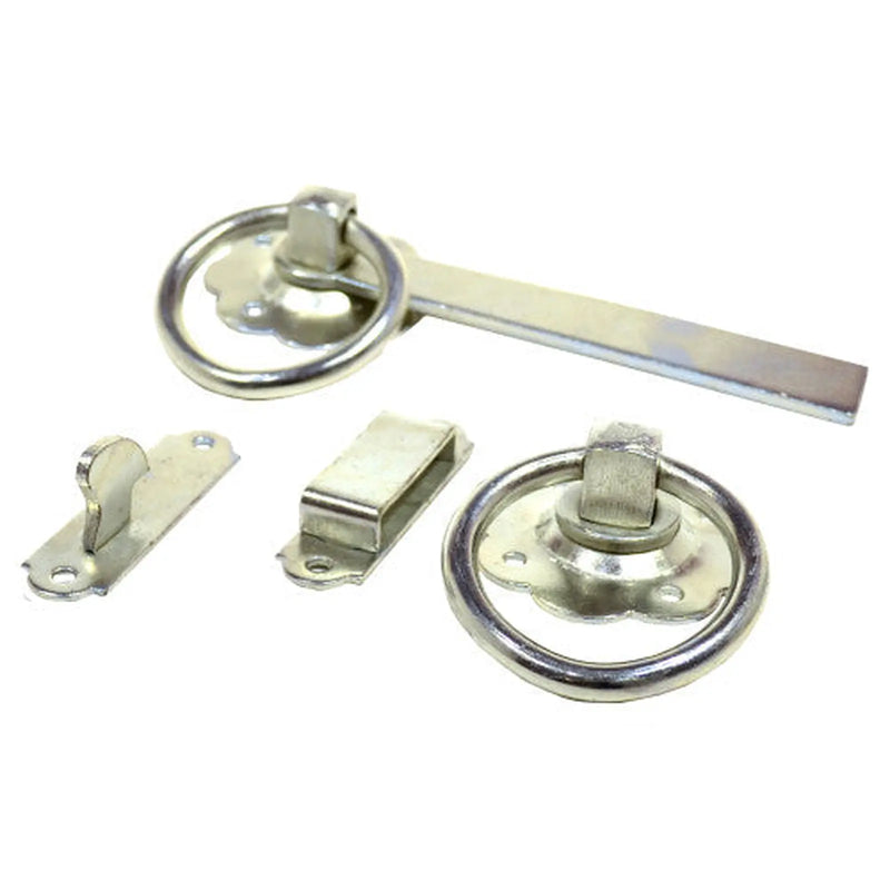 Plain Ring Gate Latch, Zinc Plated, 150mm - Pack of 5