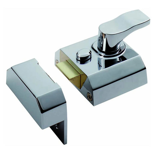 Rim Cylinder Nightlatch 40Mm Level 2 - Polished Chrome