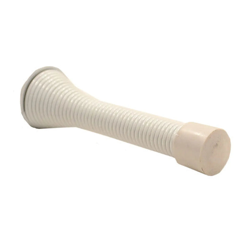 80mm White Spring Door Stop - Pack of 20