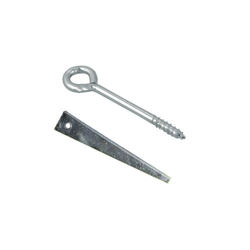 Screw In Steel Vine Eyes - Zinc Plated - 100mm x 18mm - Pack of 100