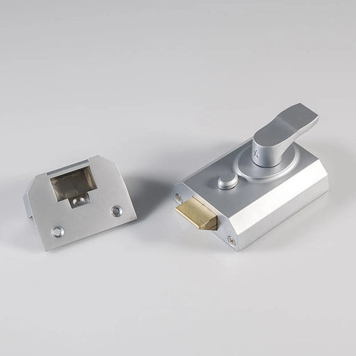 Rim Cylinder Deadlocking Nightlatch 60Mm Level 3 - Satin Chrome