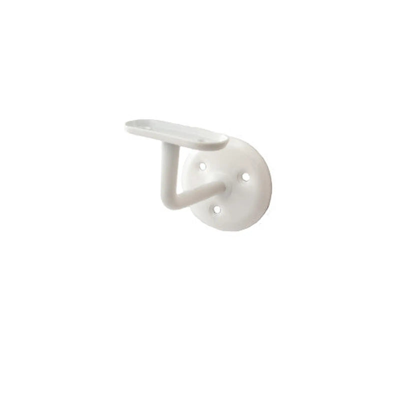 Steel Handrail Brackets, Epoxy White, 65mm - Pack of 5