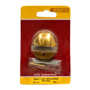 35mm (1 3/8") PB Oval Shield Door Stop - Pack of 5