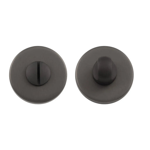 Turn & Release On Push-On Round Rose Ant (Anthracite) - Anthracite
