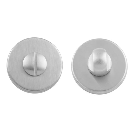 Turn & Release On Push-On Round Rose Csa (Satin Chrome) - Satin Chrome