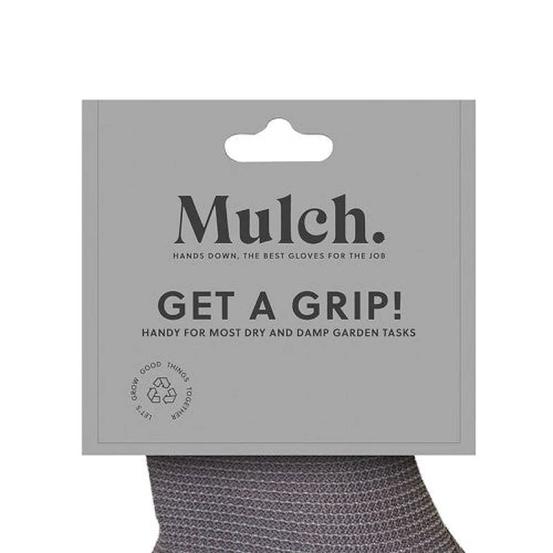 Mulch 'Get a Grip' Teal Gardening Gloves Size Large - 1 Pair - Pack of 12
