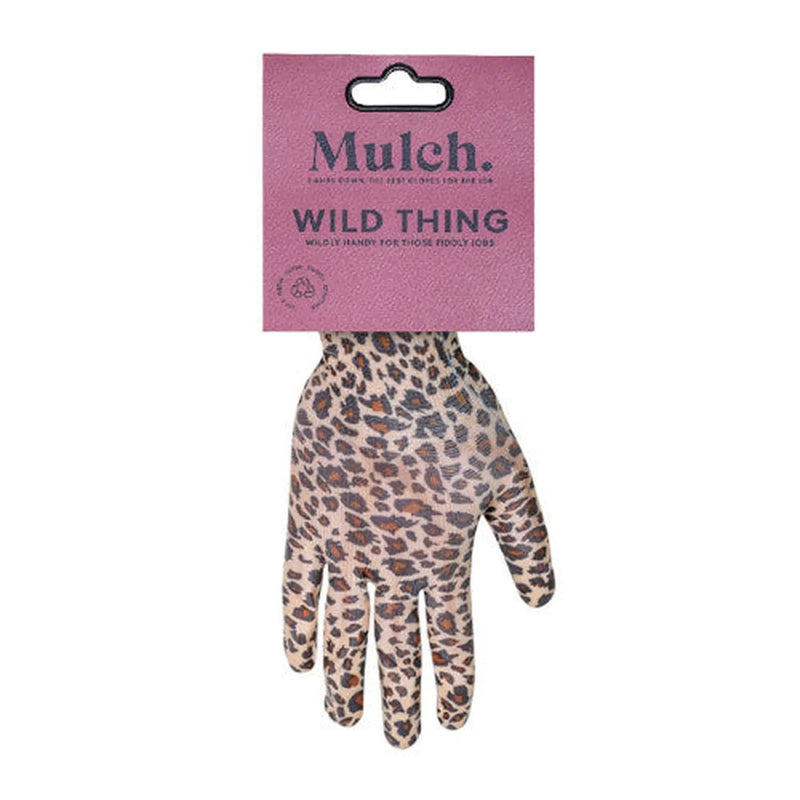 Mulch 'Wild Thing' Gardening Gloves Size Medium - 1 Pair - Pack of 12
