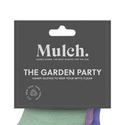 Mulch 'Garden Party' Gardening Gloves Size Medium - 3 Pairs - Pink, - Pack of 6