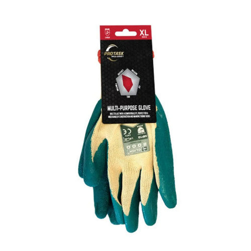Multi-Purpose Gloves, Green, Men's - Pack of 5