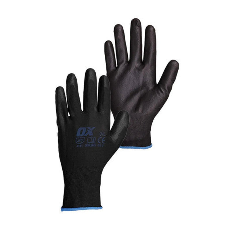 OX PU FLEX GLOVE - SIZE 9 - 1 PAIR - Pack of 5