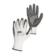 OX NITRILE FLEX GLOVE- SIZE 9 - 1 PAIR - Pack of 5