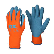 OX THERMAL GRIP GLOVES - SIZE 9 - Pack of 5