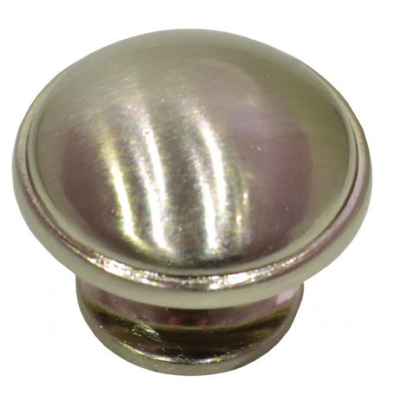 Shaker Knob, Satin Nickel, 36mm Dia. - Pack of 5