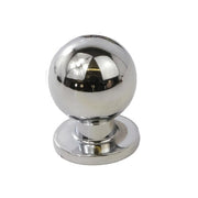 Ball Knobs, Chrome Plated, 25mm Dia. - Pack of 10