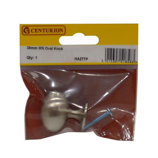 35mm MN Oval Knob - Pack of 5