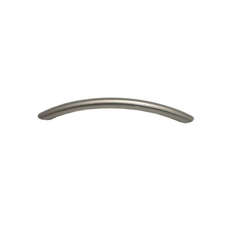 Long Bow Handles, Brushed Nickel, 128mm - Pack of 5