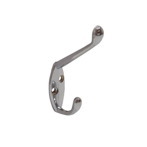 105mm Die Cast Hat & Coat Hook - Chrome Plated - Pack of 20