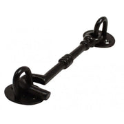 Cast Cabin Hook, Black, 200mm - Pack of 10