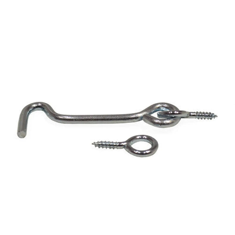 50mm (2") ZP Gate Hook & Eyes - Pack of 100