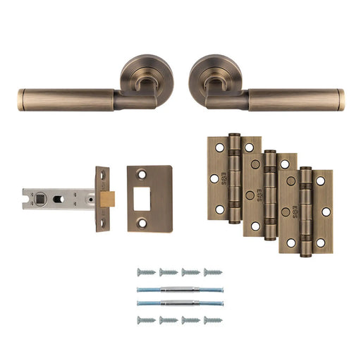Belas Latch Pack - Ultimate Door Pack - Antique Brass