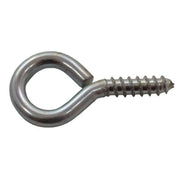 Steel Screw Eyes - Zinc Plated - 35mm x 3.6mm - Pack of 100