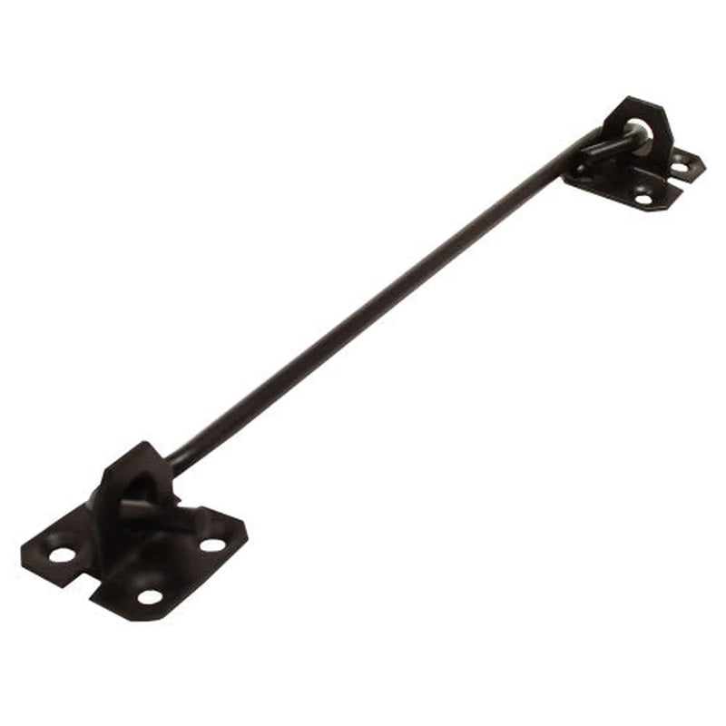 Wire Cabin Hooks, Epoxy Black, 250mm - Pack of 10