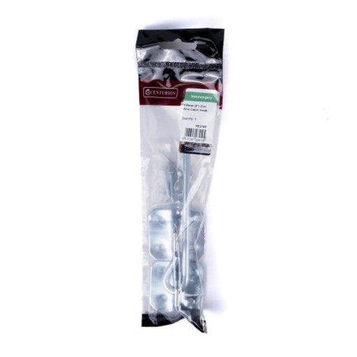 Wire Cabin Hooks, Zinc Plated, 150mm - Pack of 5