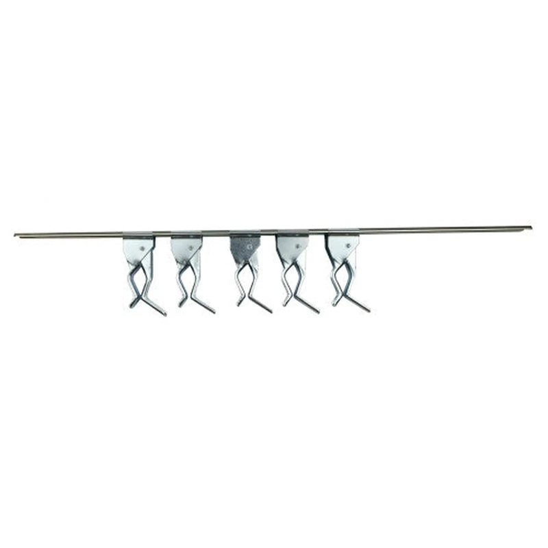 5 Clip Adj Spring Loaded Clip Rail - Pack of 5