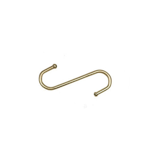 95mm Brassed Ball End 'S' Hook - Pack of 50
