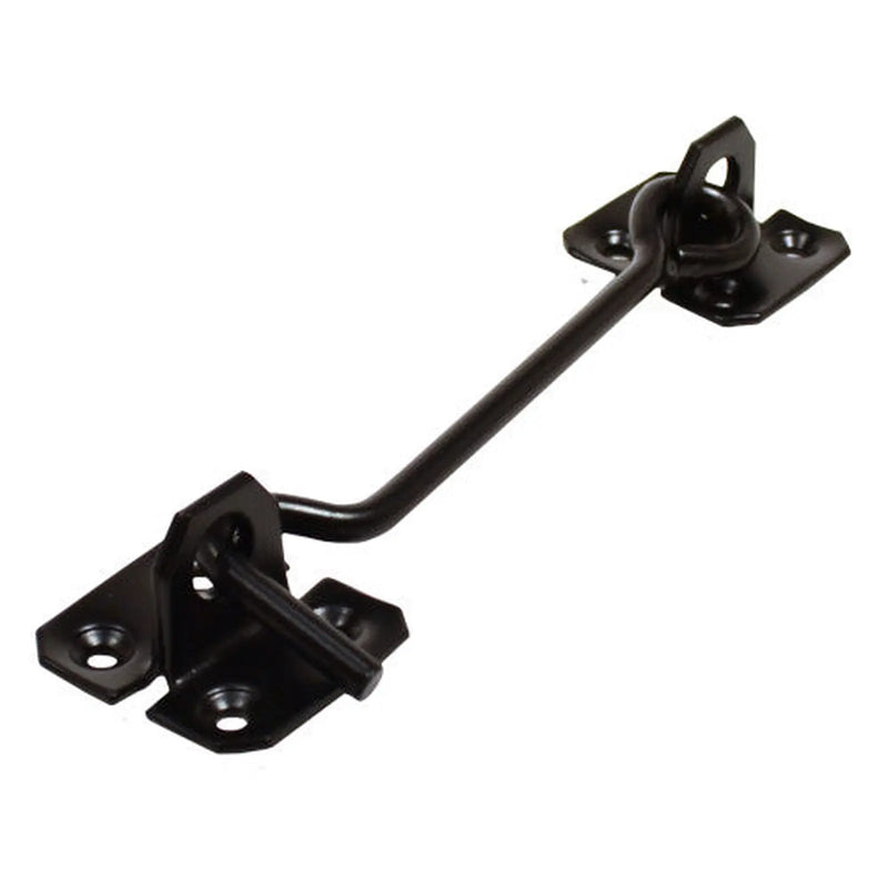 Wire Cabin Hooks, Epoxy Black, 150mm - Pack of 10