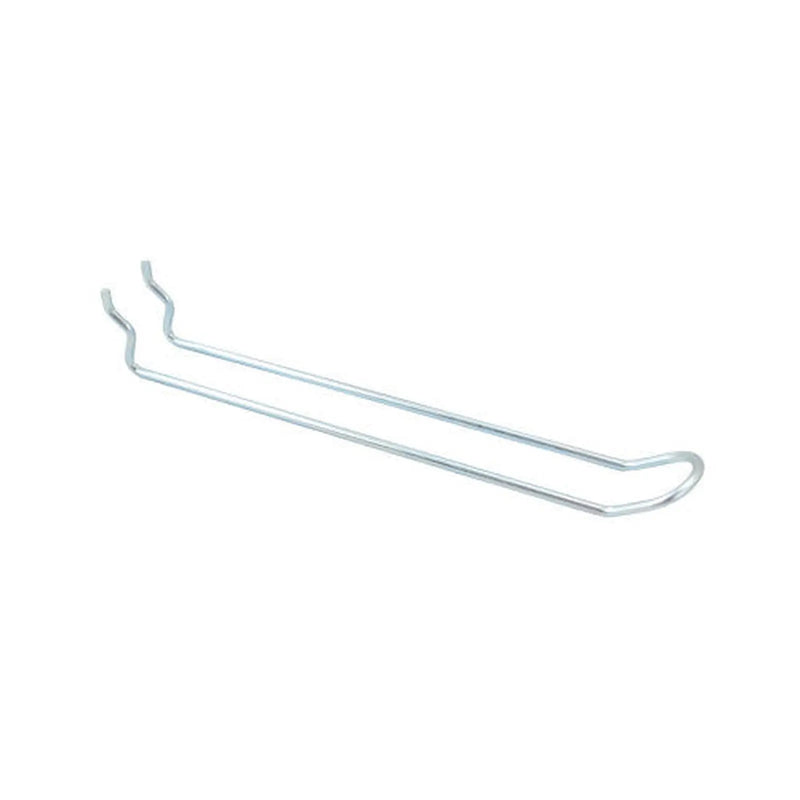 200mm (8") ZP Medium Duty Euroslot Pegboard Hook - Pack of 50