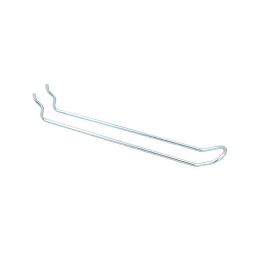200mm (8") ZP Medium Duty Euroslot Pegboard Hook - Pack of 50
