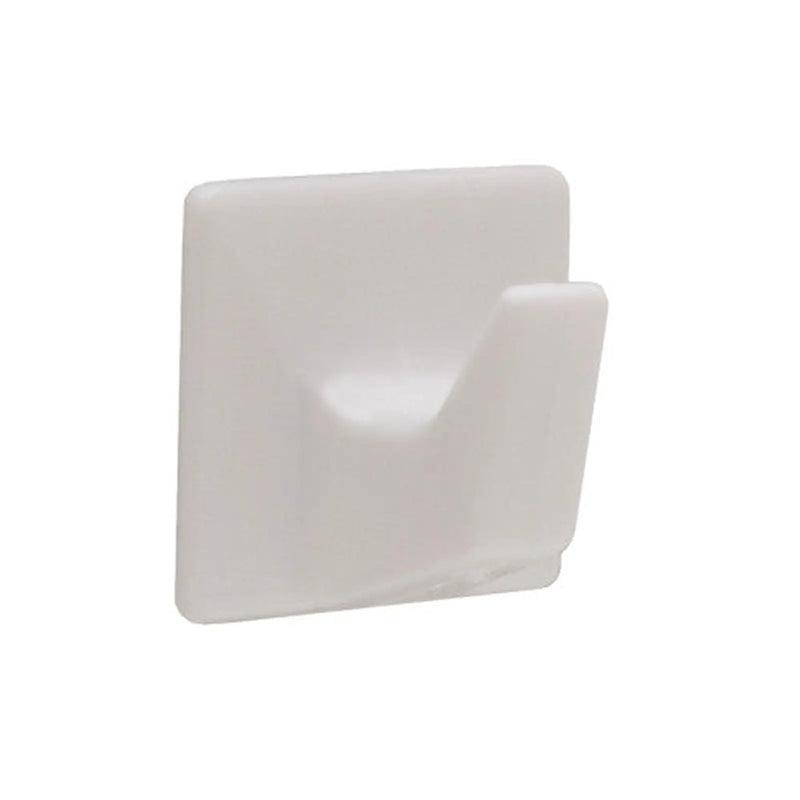 32mm x 32mm Plastic Self Adhesive Hooks - Pack of 100