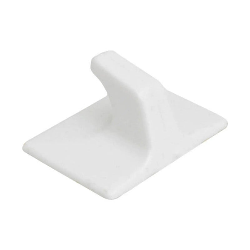 50mm x 50mm Plastic Self Adhesive Hook - Pack of 50