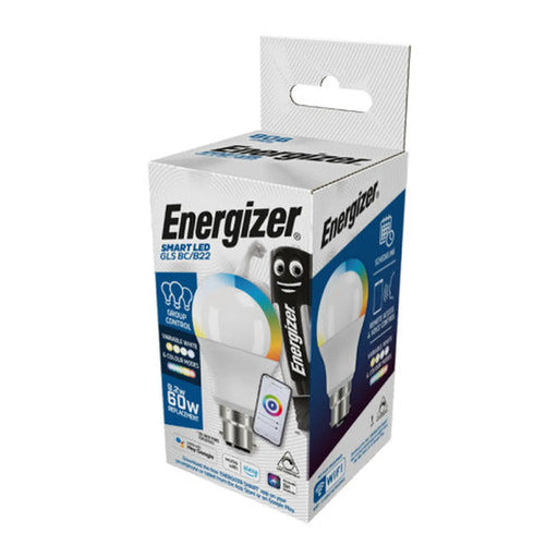 Energizer Dimmable RGBW LED BC Smart Bulb - Pack of 12