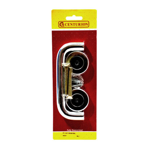 Round Bar Pull Handles, Polished Anodised Aluminium, 150mm x 19mm - Pack of 3