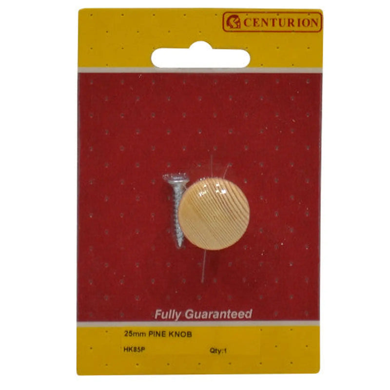 Pine Knobs, 25mm Dia. - Pack of 5