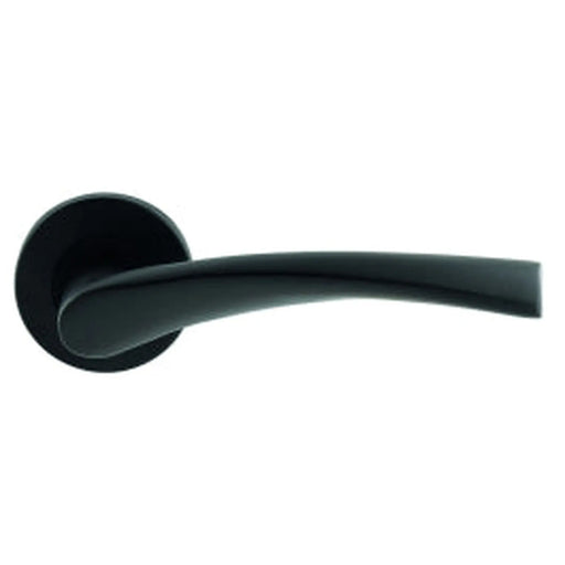 Breeze Lever On Sprung Push-On Round Rose - Satin Stainless Steel