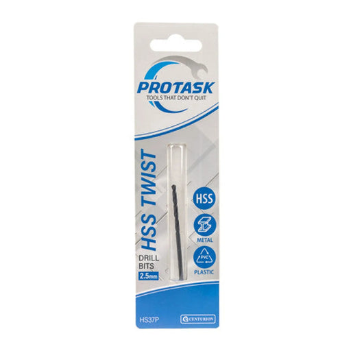 ProTask High Speed Twist Drill Bit (2.5mm) - Pack of 5