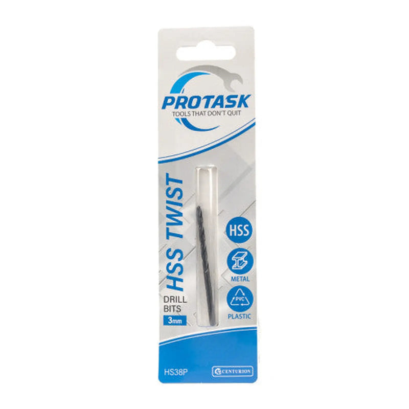 ProTask High Speed Twist Drill Bit (3mm) - Pack of 5