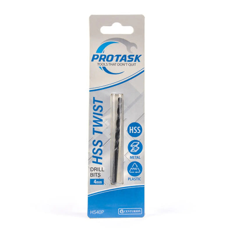 ProTask High Speed Twist Drill Bit (4mm) - Pack of 5