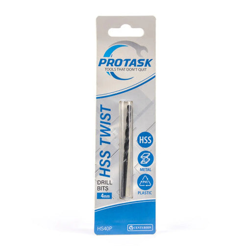 ProTask High Speed Twist Drill Bit (4mm) - Pack of 5